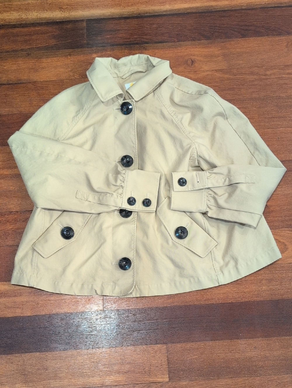 Boden Classic Tan Button-Front Jacket